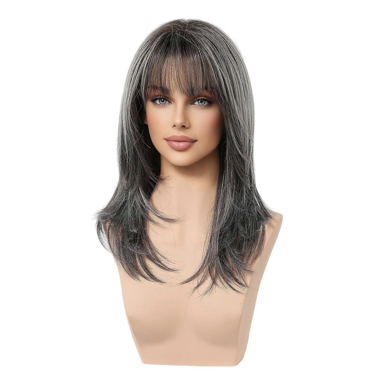 Natural Look Layered Glueless Synthetic Wig – For Everyday Wear and Effortless Style