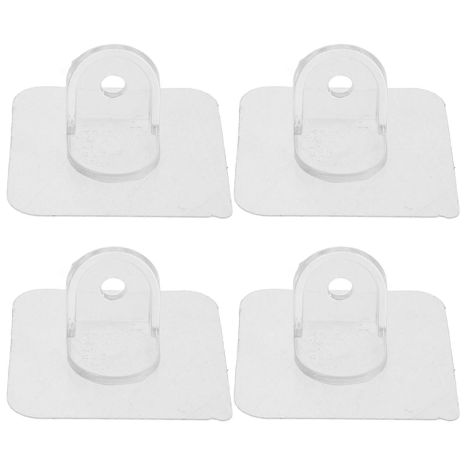 Playpen Fixing Clip 4Pcs Toddler Playpen Base Transparent Plastic Floor Suction Function for Outdoor