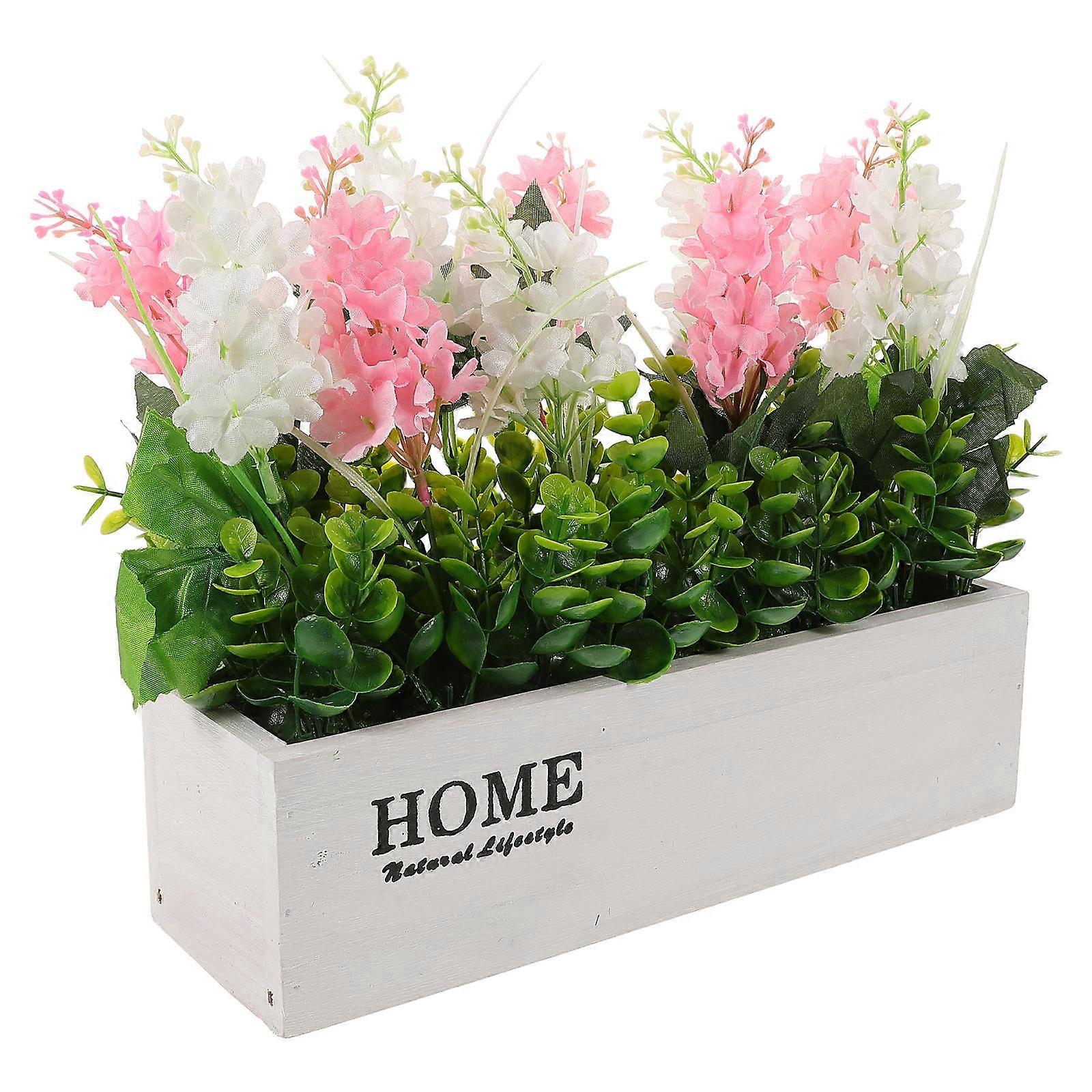 Artificial Potted Hyacinth Plants for Decor with Assorted Color Pot