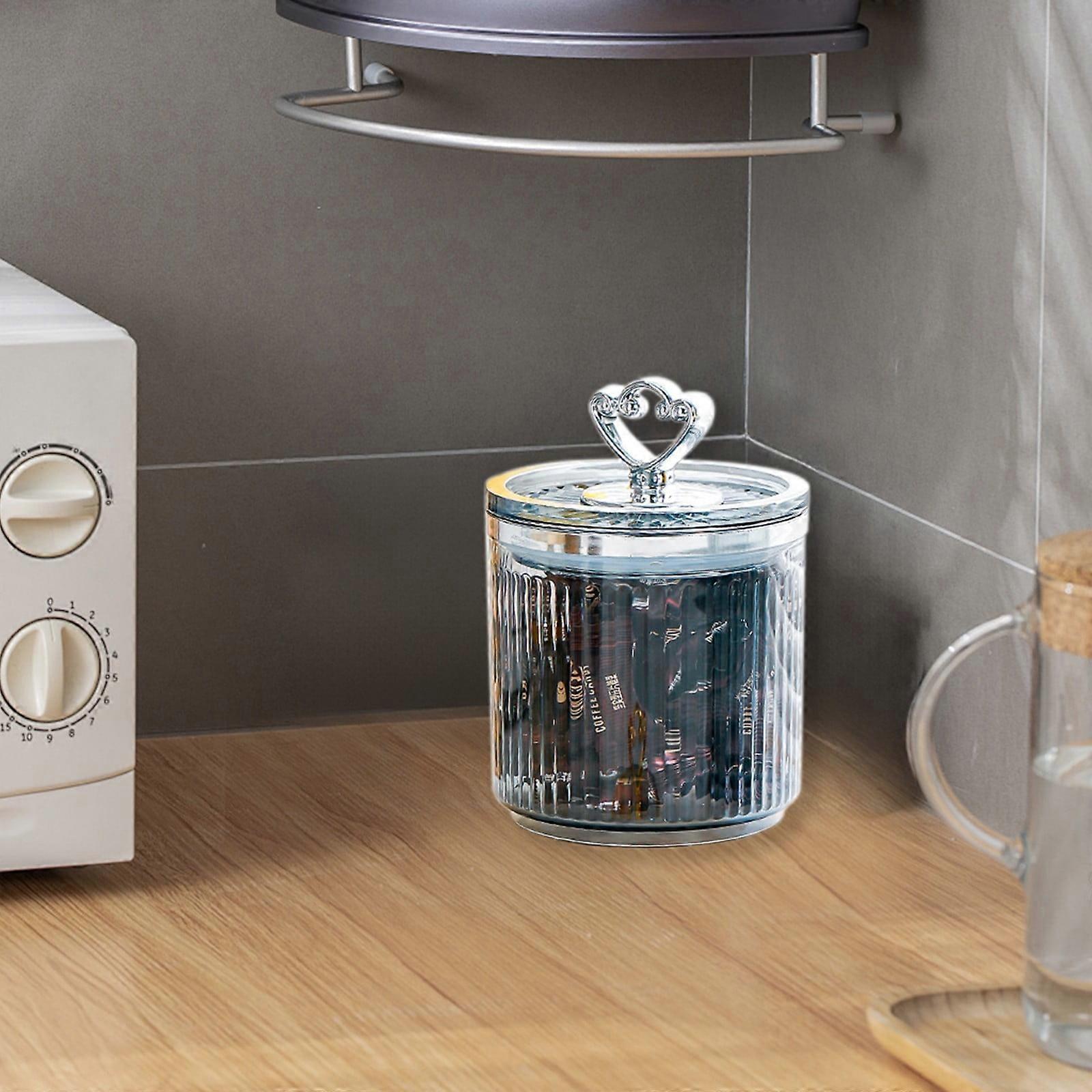 Container, 3.15*4.72 Inch Airtight Food Storage Container with Lids for Kitchen Pantry Organization Cereal Storage Container, Stackable, BPA Free