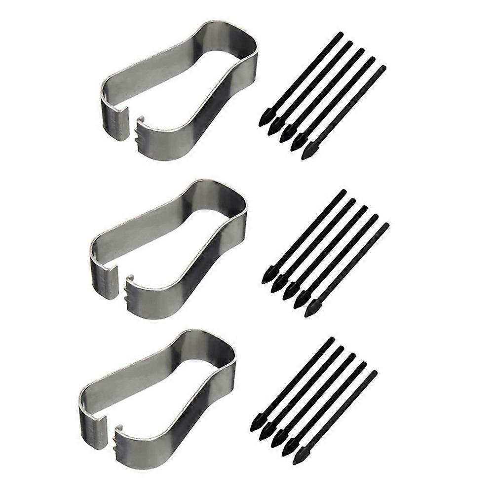 15Pcs Pen Nibs Replacement for Samsung N20 S21Ultra S22Ultra Touch Screen Tablet Pen Tips with Nib Removal Tool Black