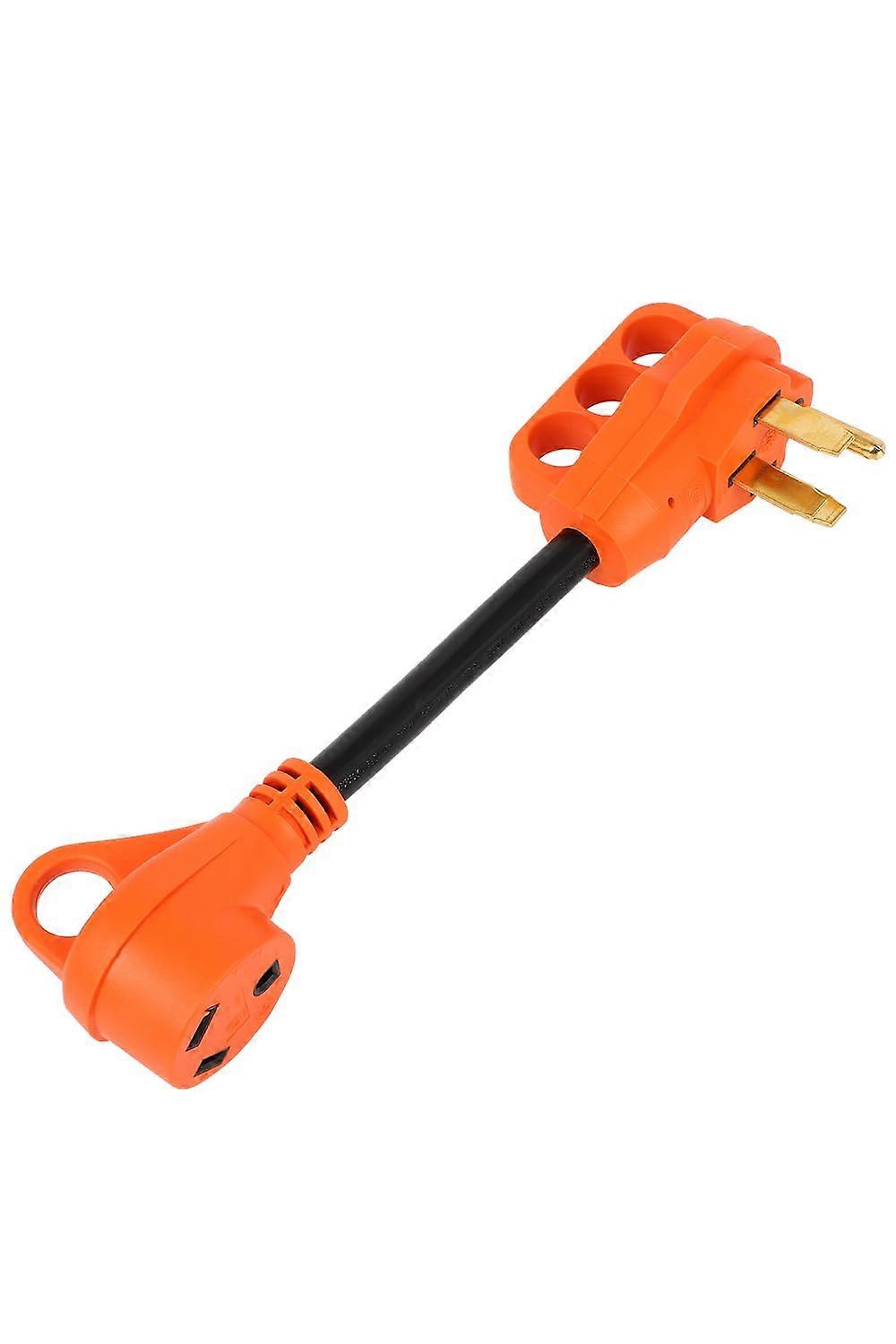 50 Amp to 30 Amp RV Power Adapter Cord, NEMA 1450P to TT30R, ETL Listed Heavy Duty Copper Wiring