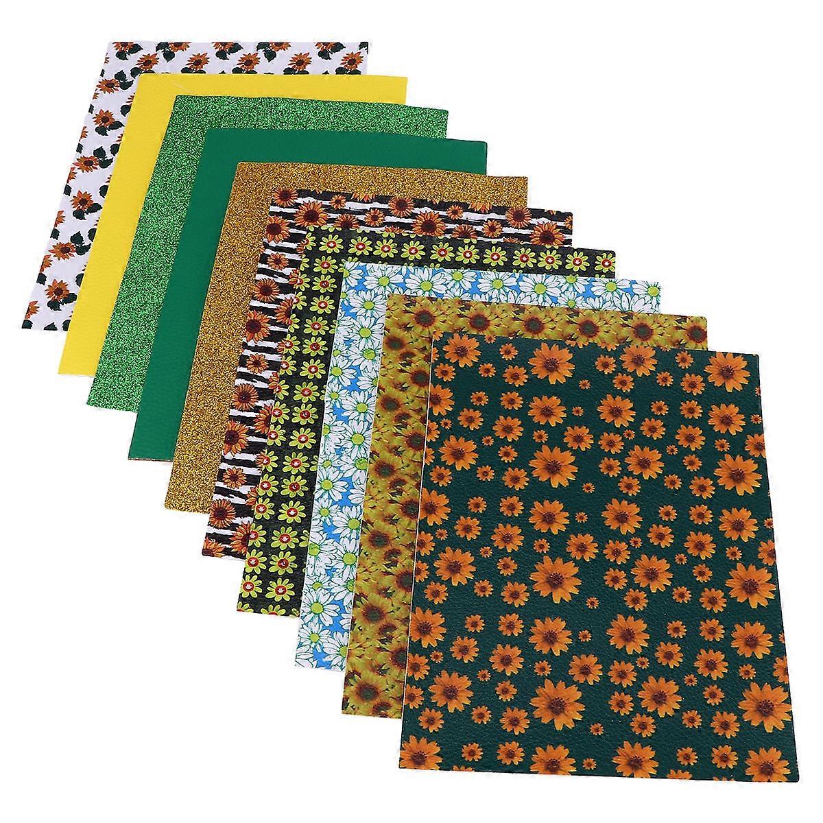 Printed Sheets Flower Pattern for Jewelry Craft 20Pcs Set