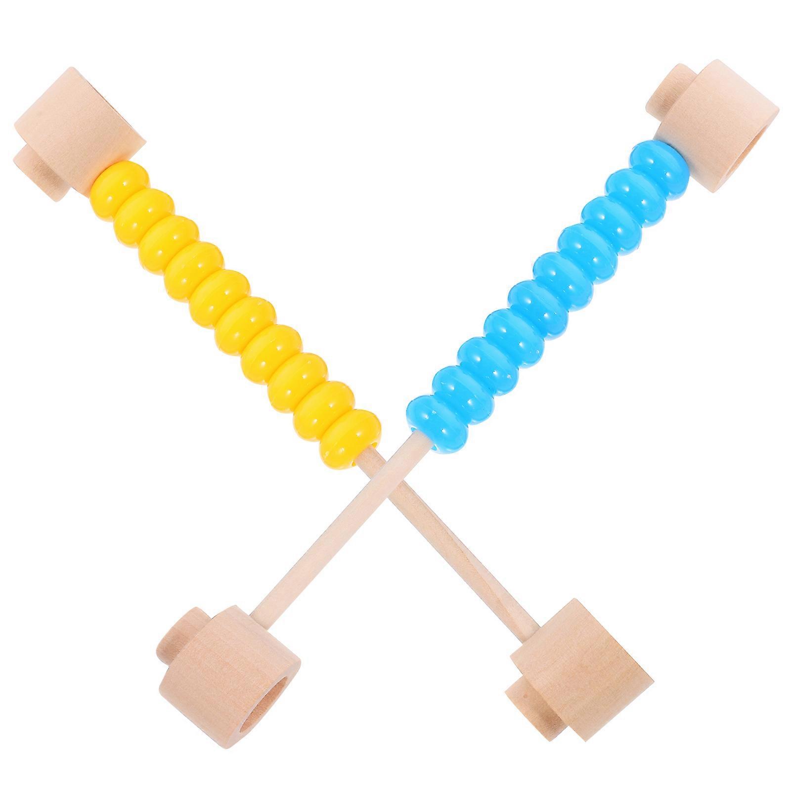 Children Abacus Toy Assorted Color for Math Learning with 10Pcs Set