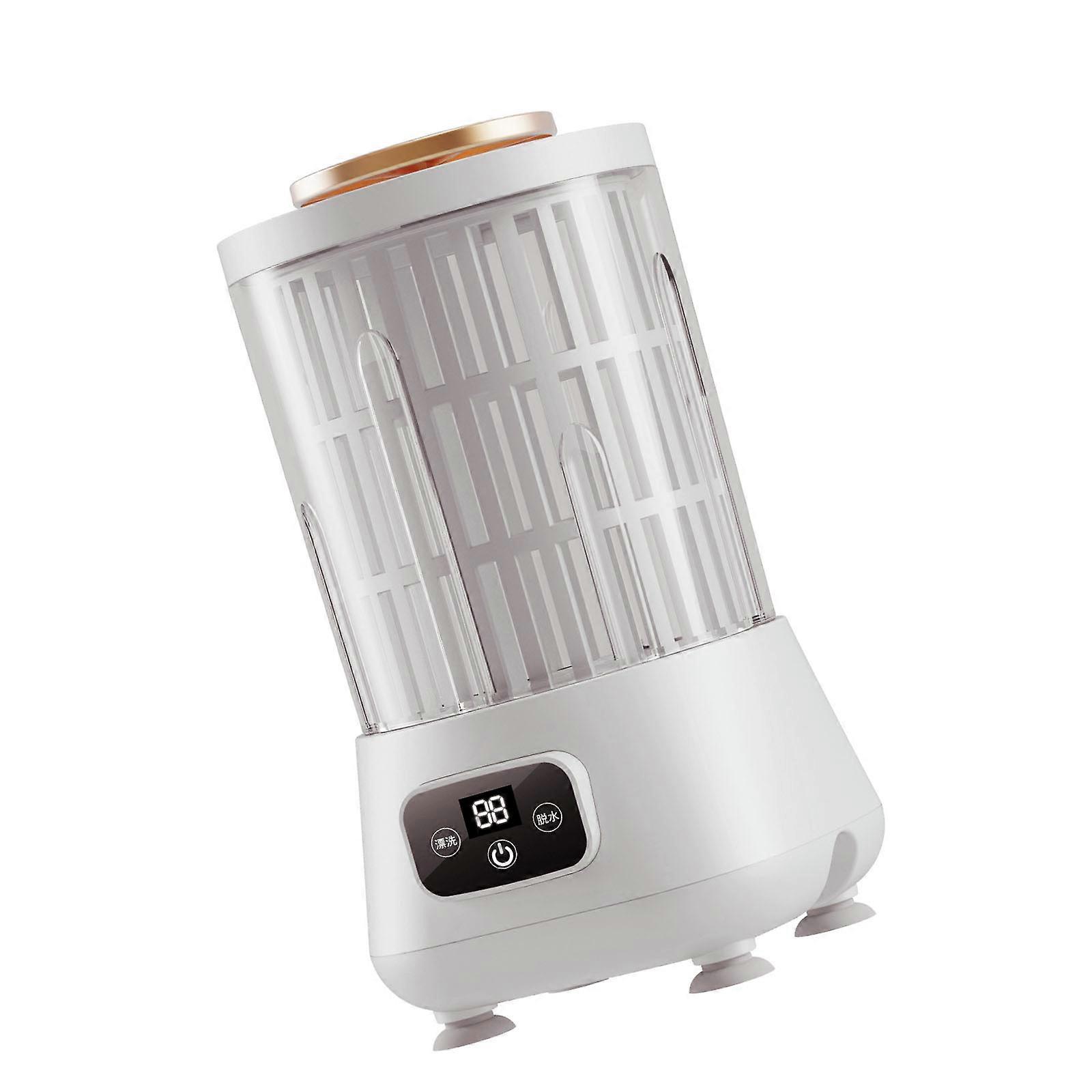 Tall Efficiency Dehydration Spinner Machine Wash and Turn Function thousand WHIRLS Dense Size Secret Drain for Quick Laundry  White