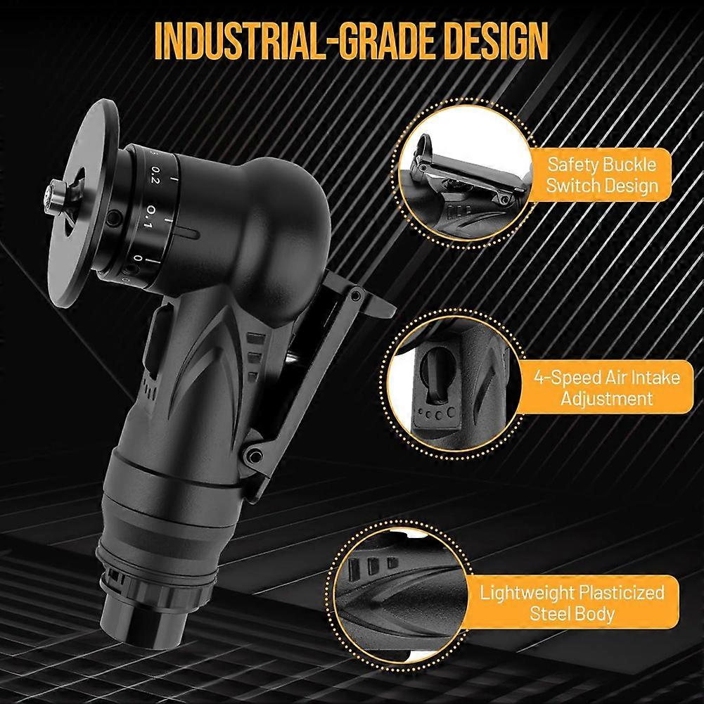 Pneumatic Chamfering Tool, Chamfer Tool with 6 C-Angle & 6 R-Angle Blades, Upgrade Air Chamfer Tool