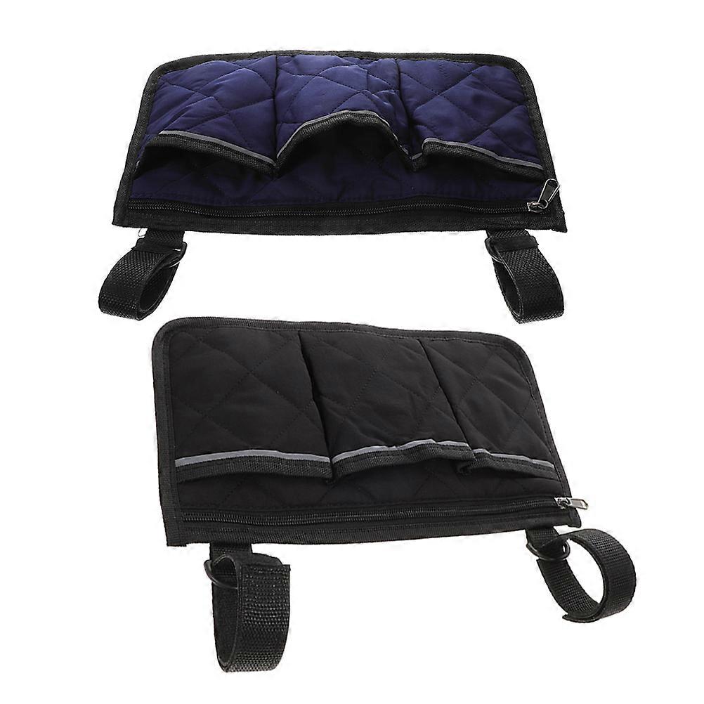 Wheelchair Side Bag with Multi Pocket Design for Safe Storage 2Pcs