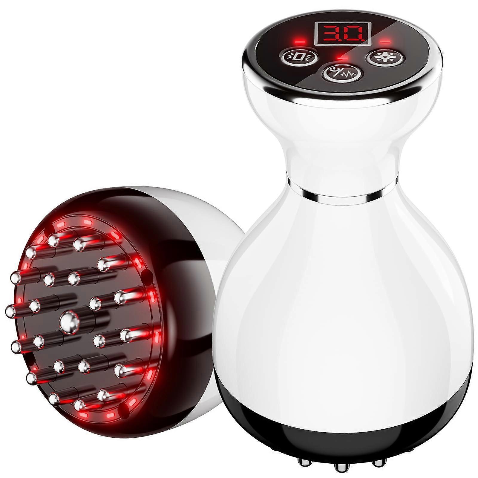 Lymphatic Drainage Massager with 30Level Microcurrent, Heat and Vibration Anti Cellulite Body Sculpting