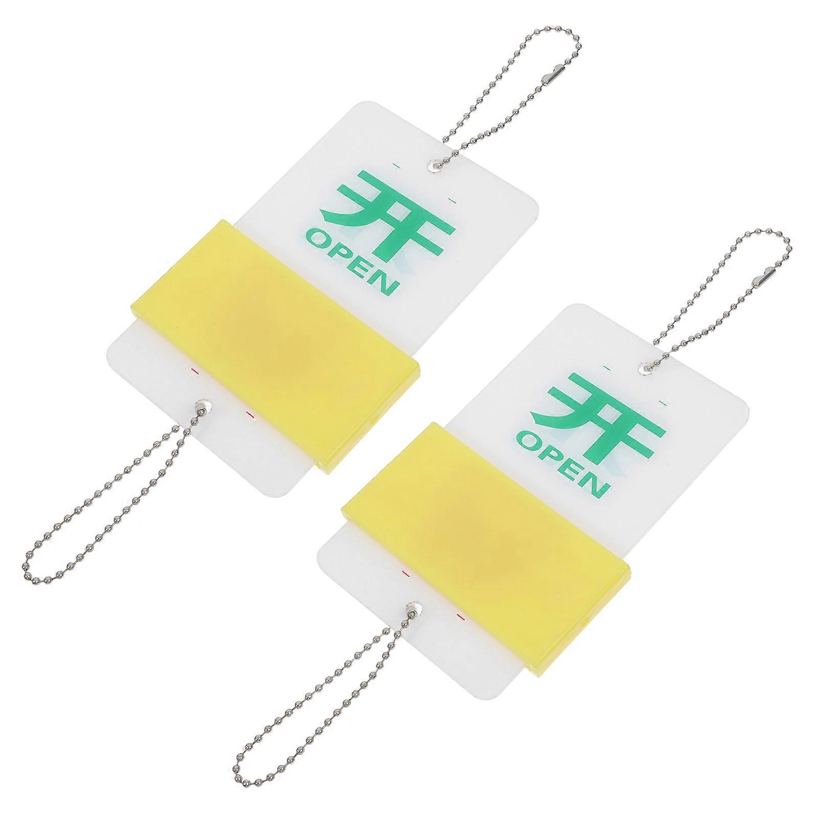 Equipment Valves Acrylic Open Close Sign for State Indication 8Pcs