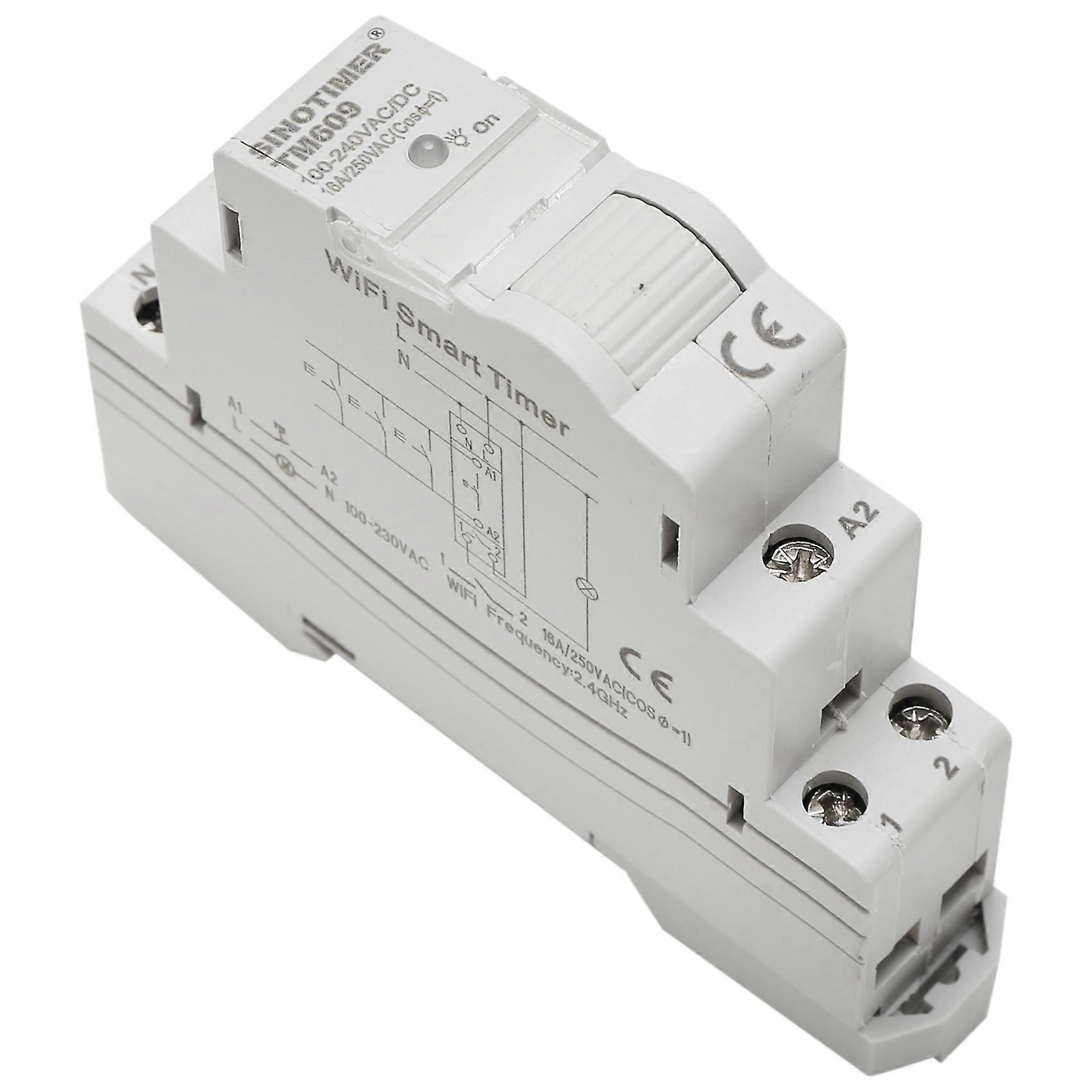 SINOTIMER TM609 WiFi Smart Timer Switch Tuya APP Remote Control Wireless Countdown Time Switch Home Staircase Light 220V 110V