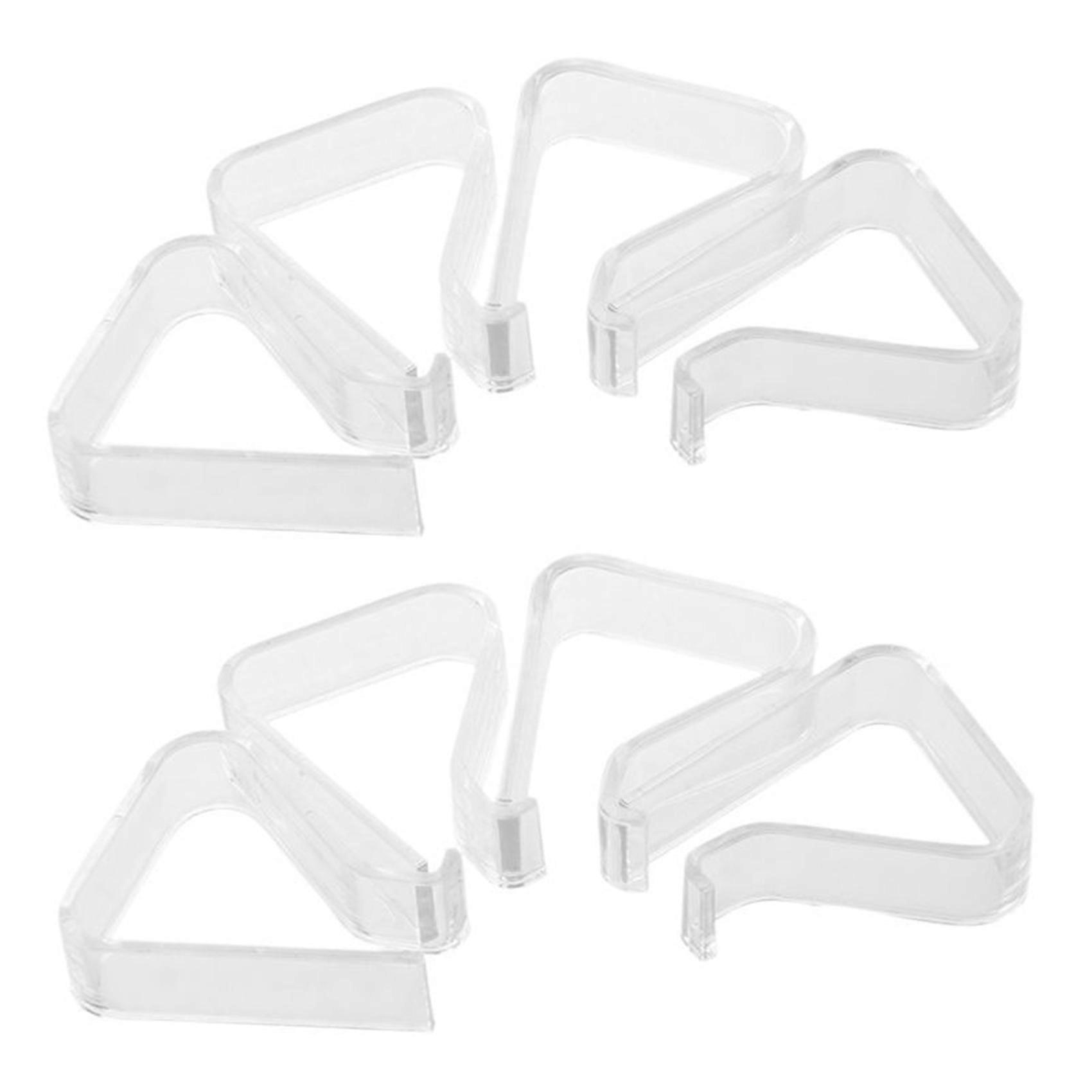 8 Pieces Picnic Clips, Spring Tablecloths Tablecloth Clip, Transparent