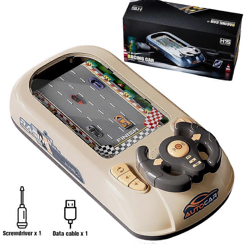 Kids Racing Game Console Steering Wheel �C Simulation Driving Toy with Lights & Sounds, Obstacle Avoidance, Fun Educational Gift