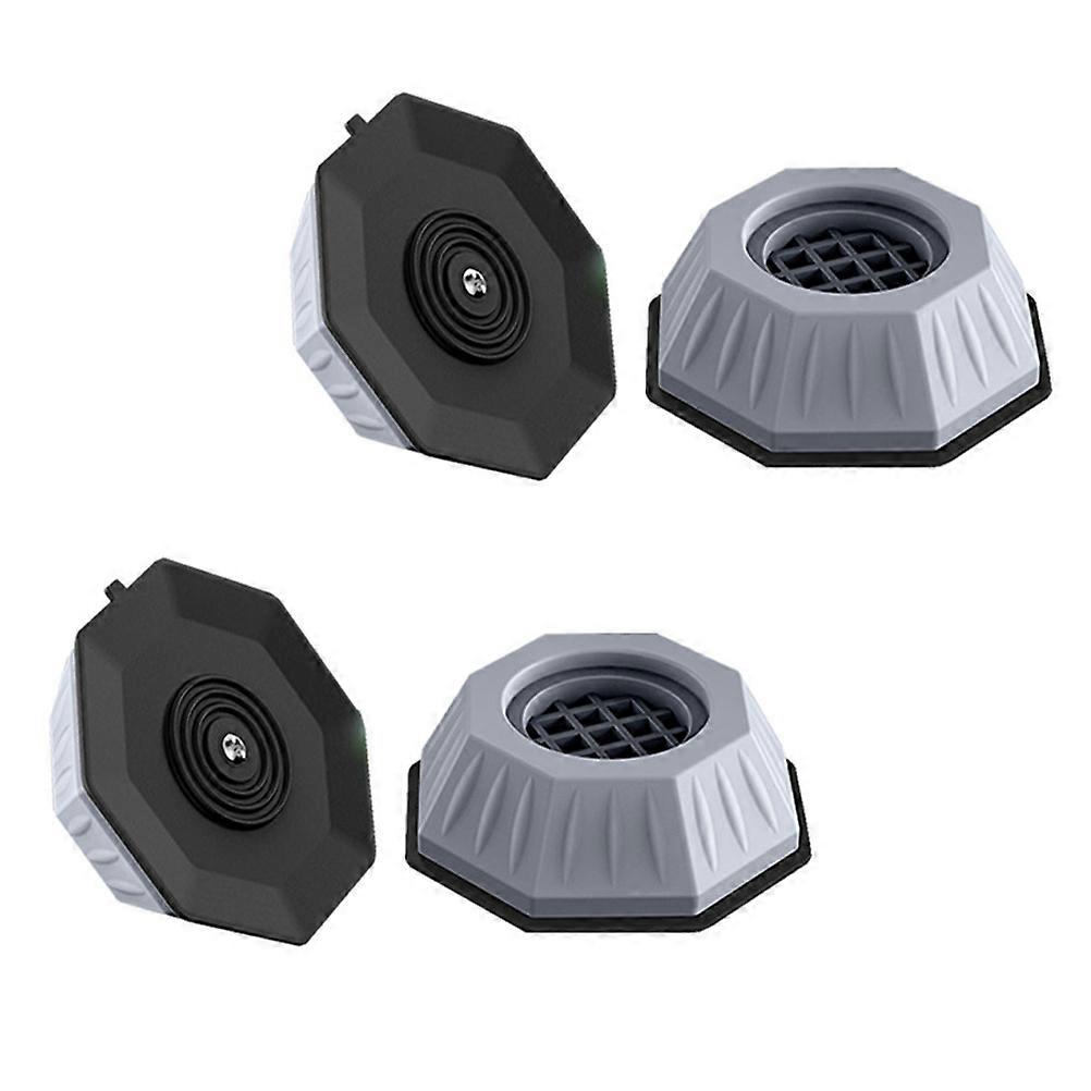 Washing Machine Foot Pads Heightened for Vibration Reduction 12Pcs Grey