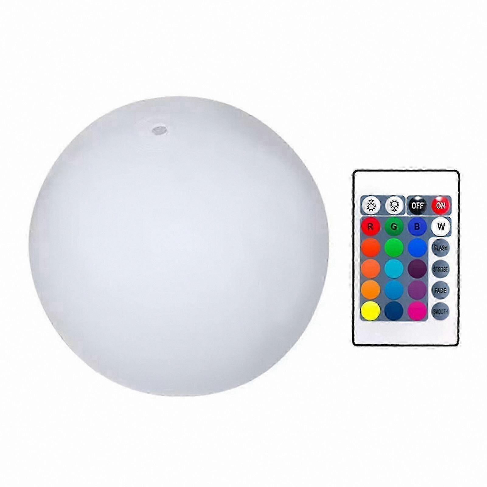 16-Color LED Illuminated Beach Ball for Courtyard Parties and Decorative Use