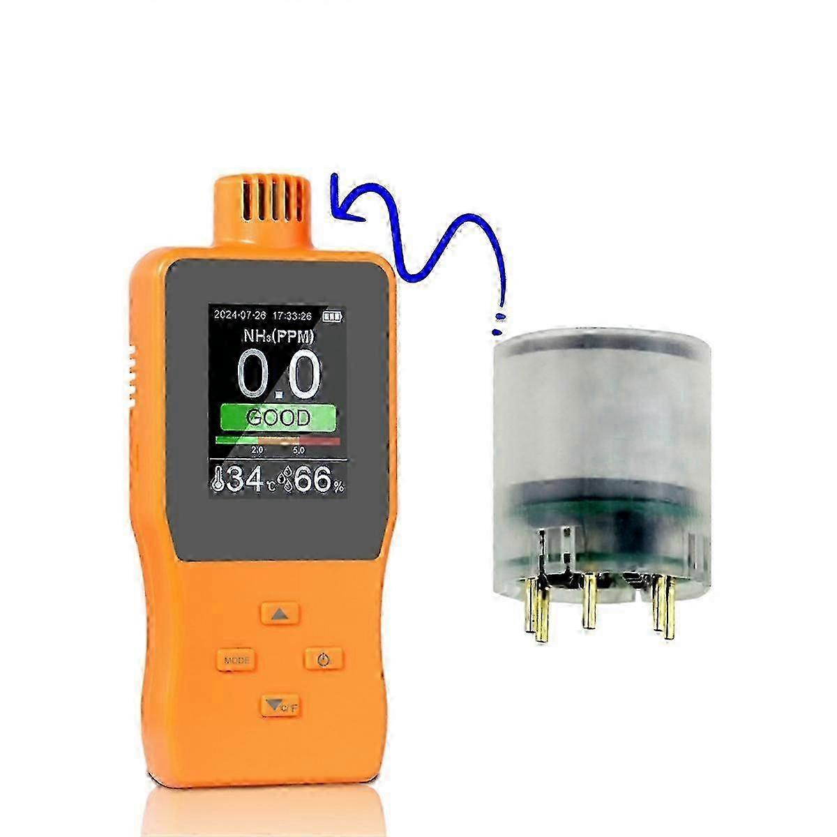 Ammonia Gas Detector NH3 Gas Analyzer Meter Alarm Device Digital Leak Detector 0-100ppm