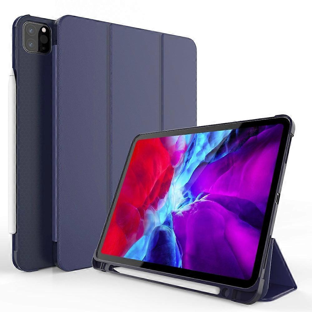 Stylish Case For Ipad 10 10.9" 2022 Dark Blue Silicone Translucent