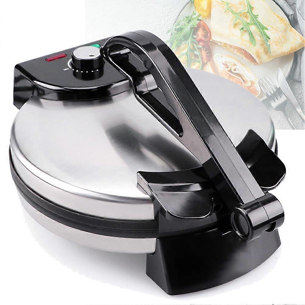 Electric Crepe Maker 12 Inch NonStick Pan with DoubleSided Heating and Temperature Control