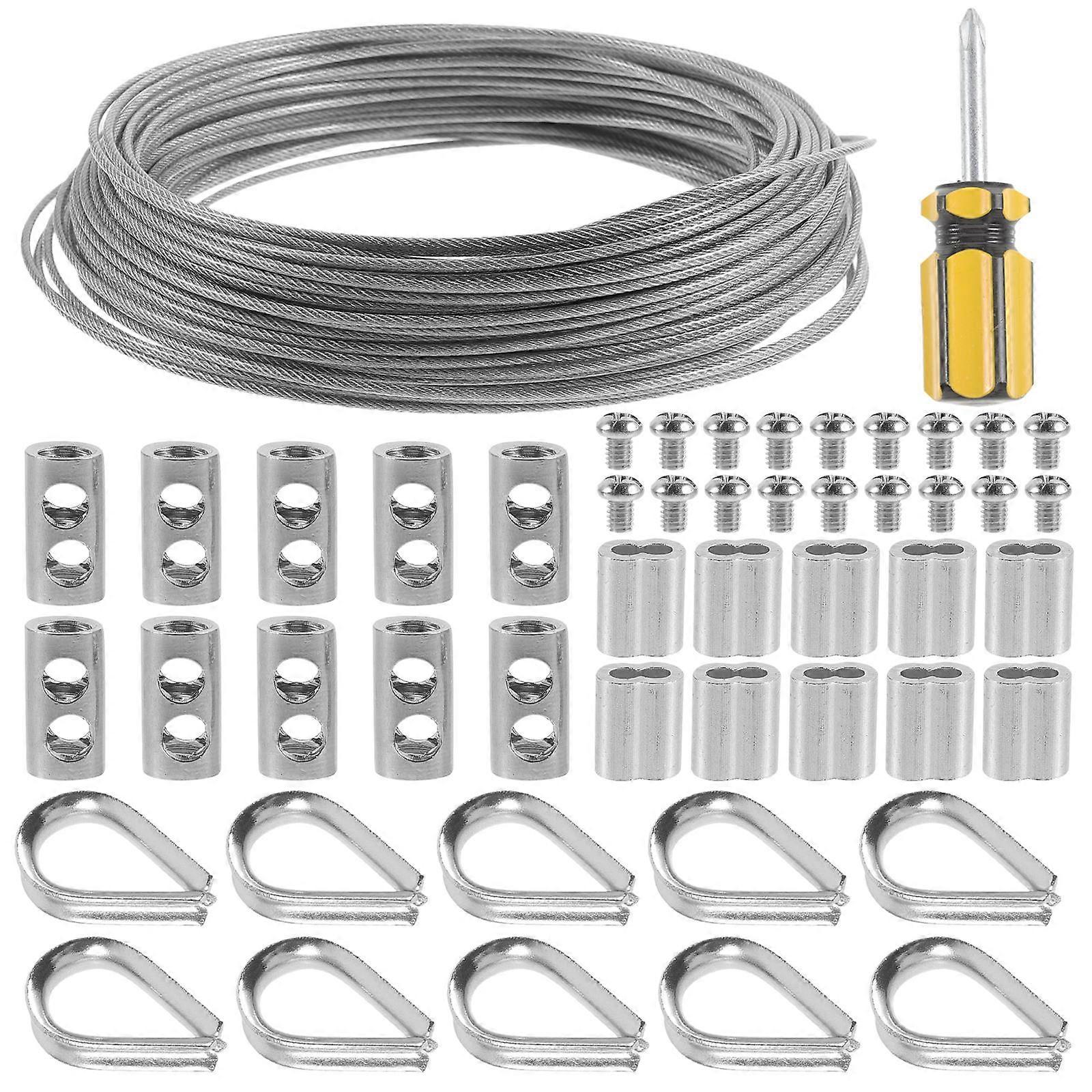 Stainless Steel Rope Thimble 30m Designed For General Users Hanging Needs Durable 1 Set