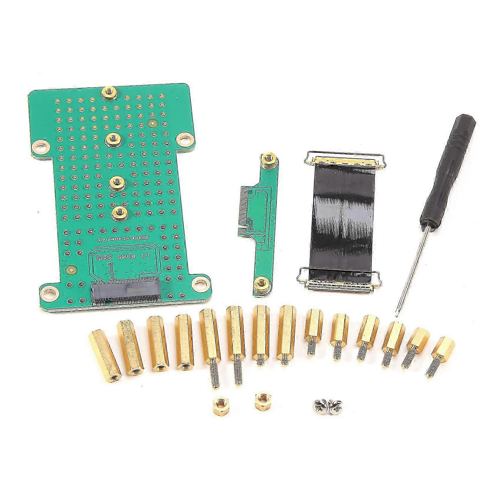 Rk3399 Radxa Rock Pi 4 Development Board Dedicated V1.6 Version M.2 Extended Version Steering Board 2025