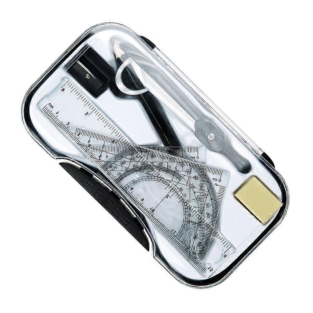 Drawing Ruler Tool Kit Compass Set with 48Pcs