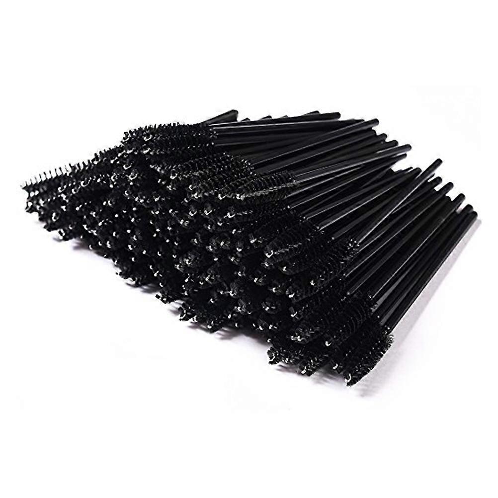 Eye Lash Makeup Brush Disposable Wands for Makeup Use 300Pcs Black