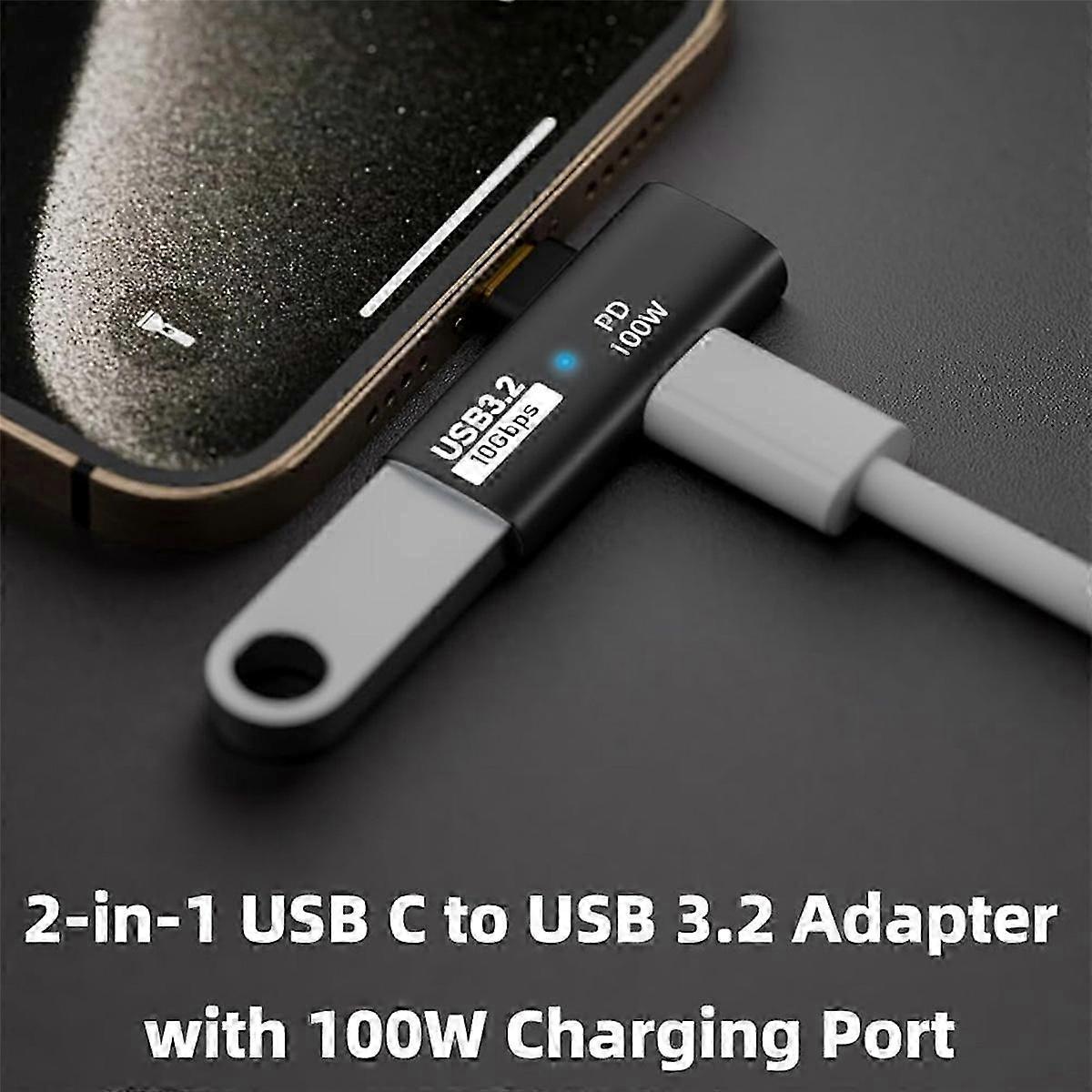 2026 Suitable 2-in-1 USB C to USB 3.2 Adapter for Ally,for ,Black