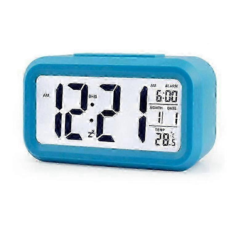 Rechargeable Electronic Digital Clock with Loud Sound Night Light Temperture
