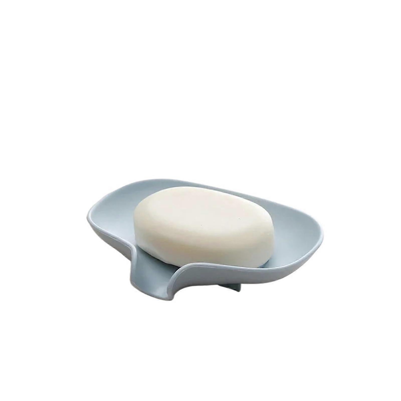 Silicone Soap Dish with Fast Drainage, Multifunctional Soap Holder for Bathroom and Kitchen