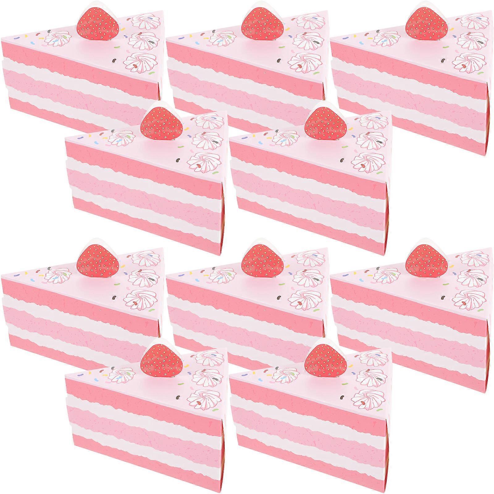 Pastry Boxes For Baked Goods Cake Packaging Other Celebrations 10Pcs