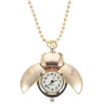 1pc Shiny and Delicate Beetle Designed Pocket Watch