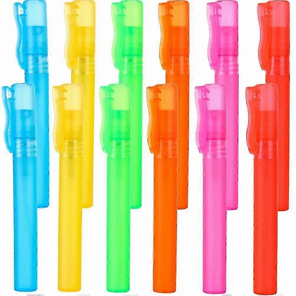 12Pcs Mini Perfume Spray Bottles, Portable Empty Refillable Perfume Atomizer Pens