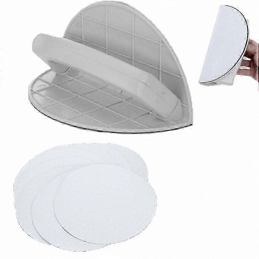 Drywall Corner Sander with Self-Adhesive Sandpaper and Angle Grinding Function Tool Kit