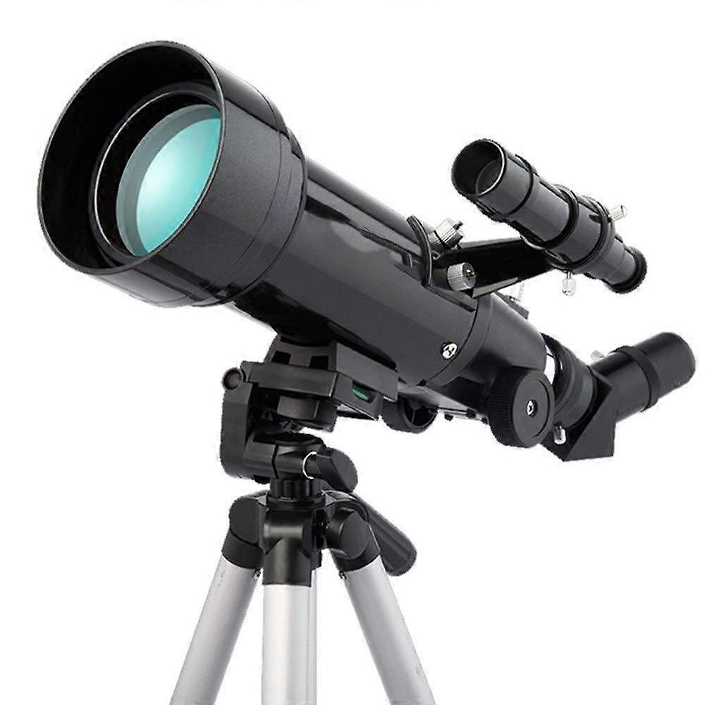 Astronomical Telescope 70mm Refractor for Kids Beginners Easy Setup Brighter Clearer Views