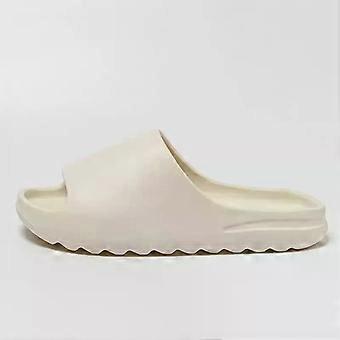 New Summer Slippers Men Casual Solid Color Minimalist Men's Shoes Big Size Non-slip Soft-soled Home Slippers EVA Cheap slides