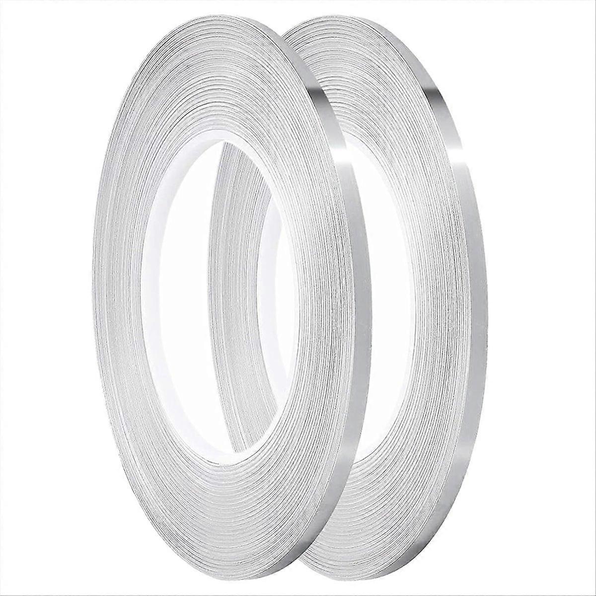 Craft Stripe Tape,Self-Adhesive Pinstripe Tape,(Silver)