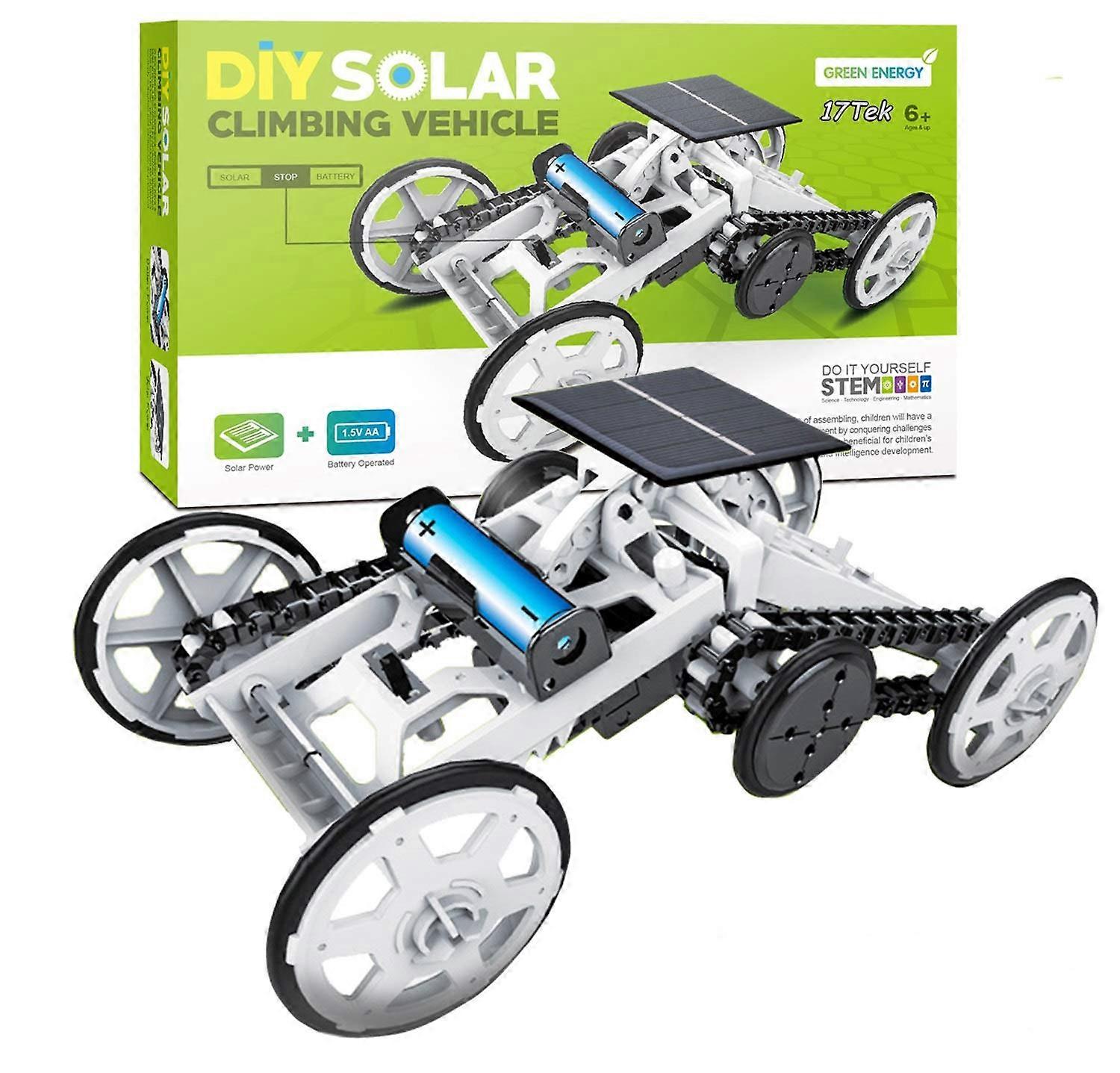 STEM Solar Robot Kit for Kids DIY Educational Solar Powered Science Experiment Toy