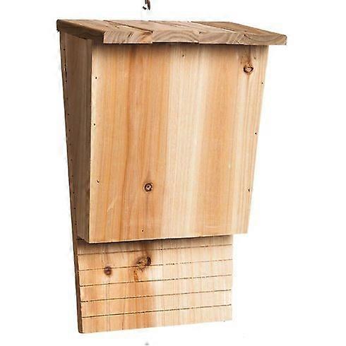 Compact Single Chamber Bat House with PredatorSafe Design for Backyard and Garden Wall Mount
