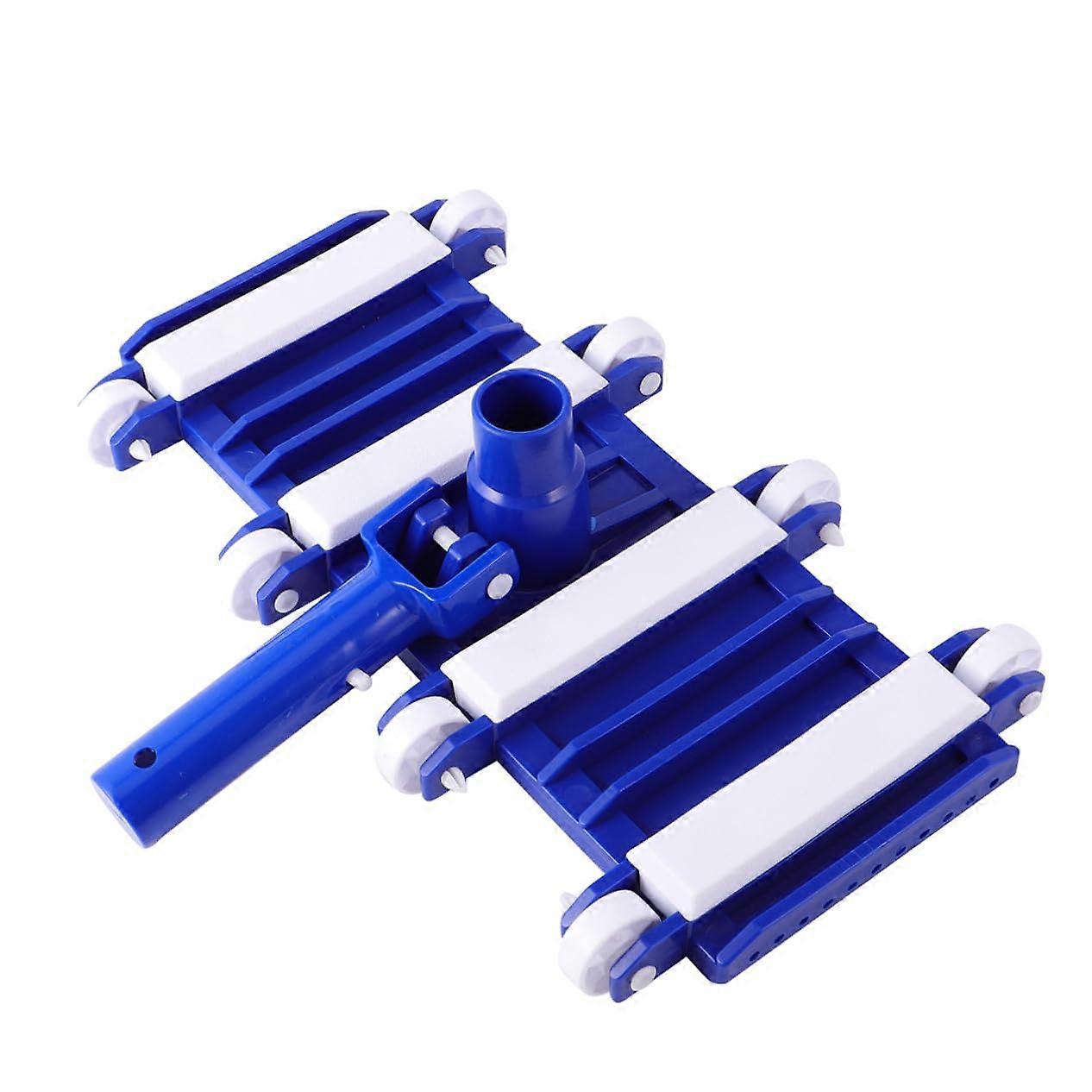 Weighted Pool Vacuum Head with Wheels for Effortless Debris Removal and Algae Cleaning