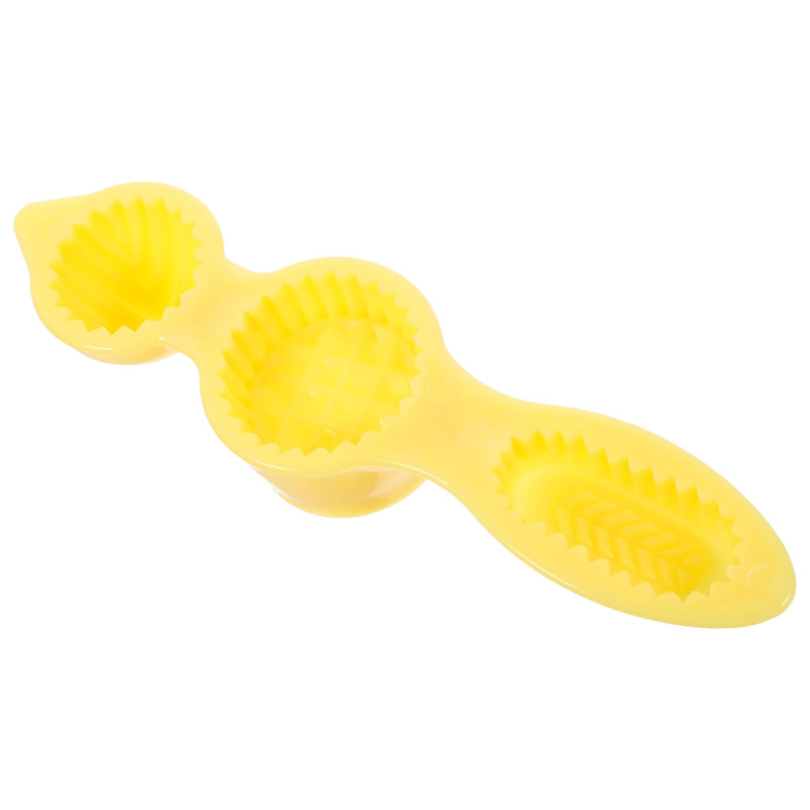 Cookie Mold Baking Mold for Baking Reusable Press Cookie Stamp Yellow