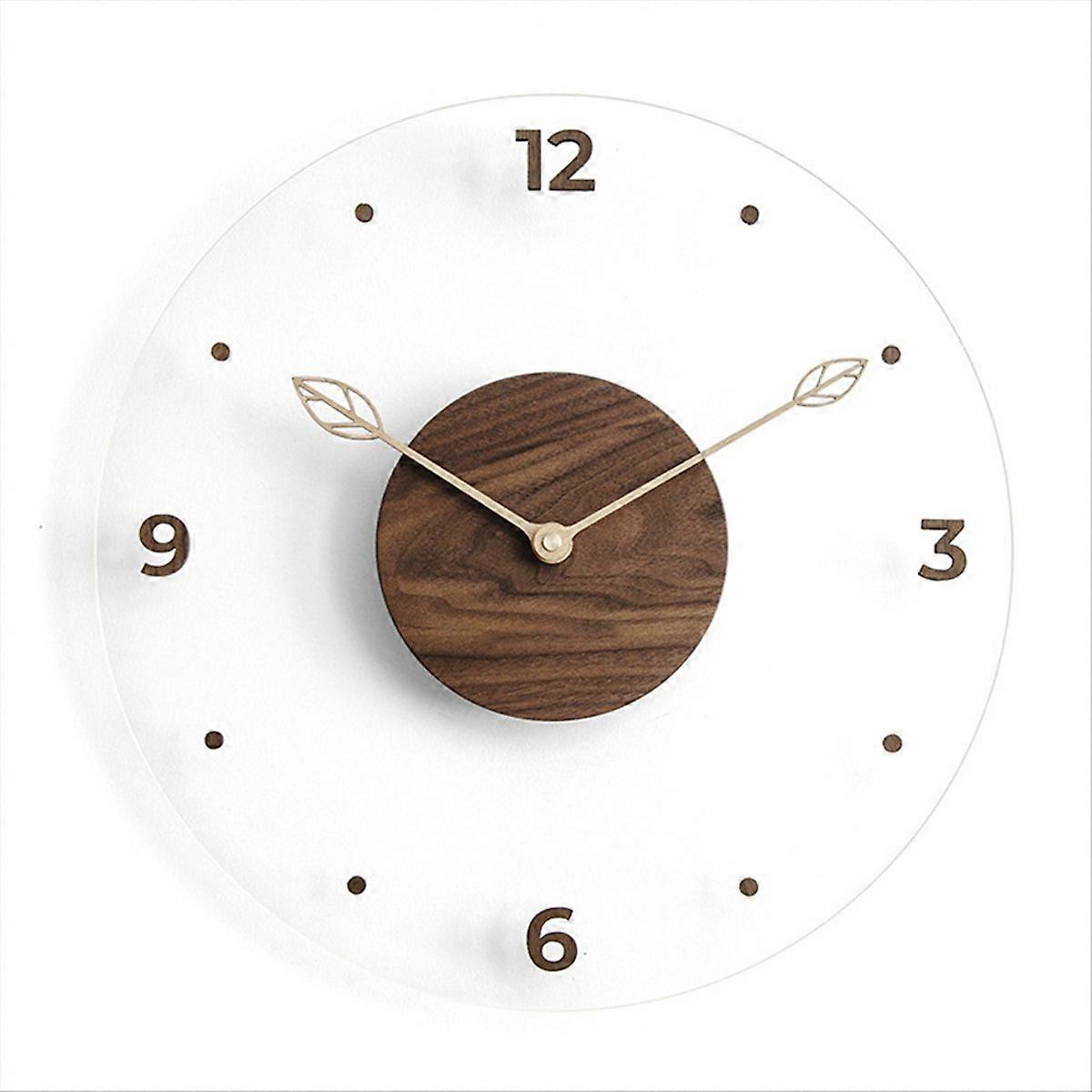Nordic Simple Wall Clock Transparent Clock Wall Clock Living Room