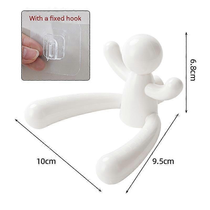 Wall-Mounted Multi-Functional Hair Accessory Hook Organizer