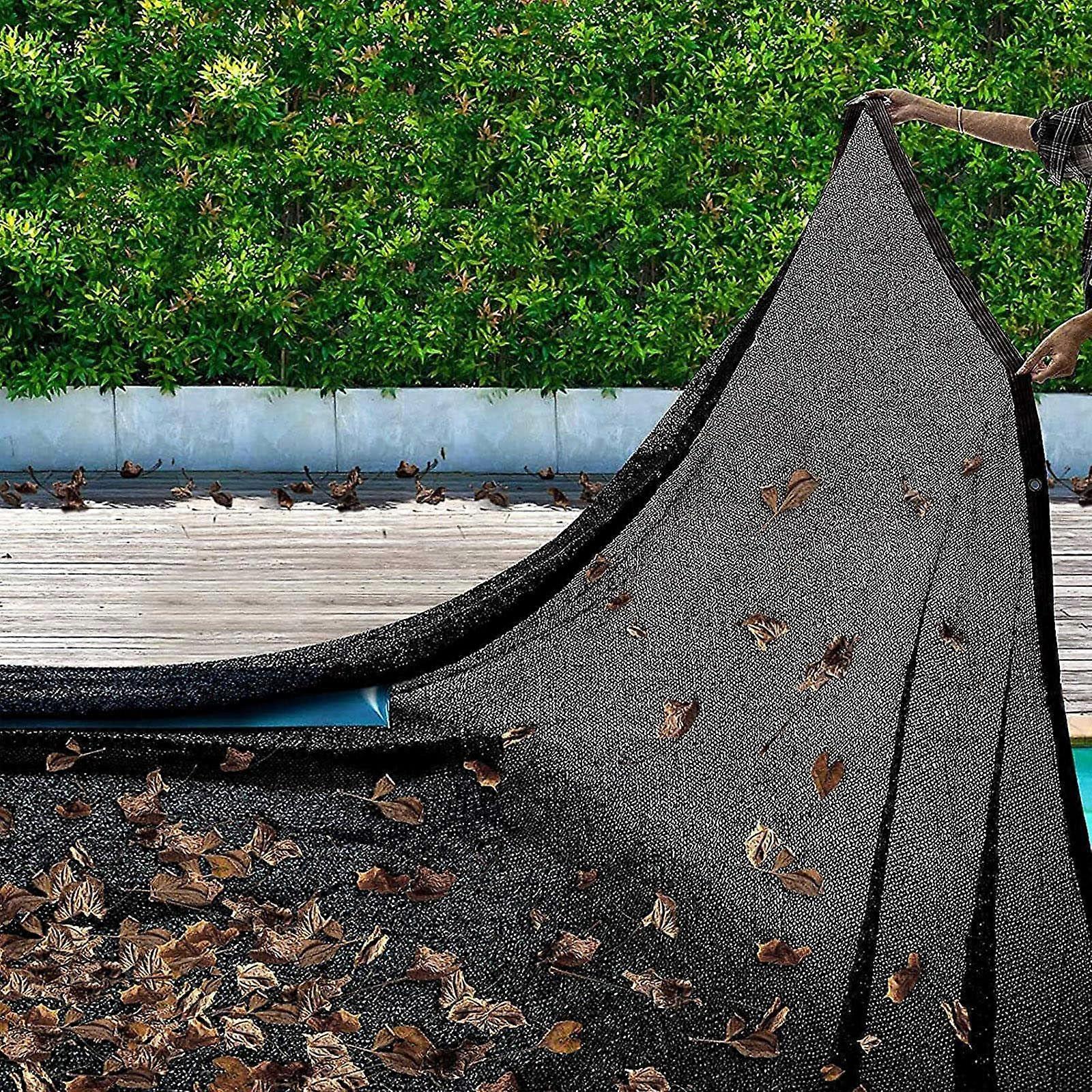 Swimming Pool Leaf Net Cover Fine Mesh Debris Protection for Inground Rectangular Winter Use