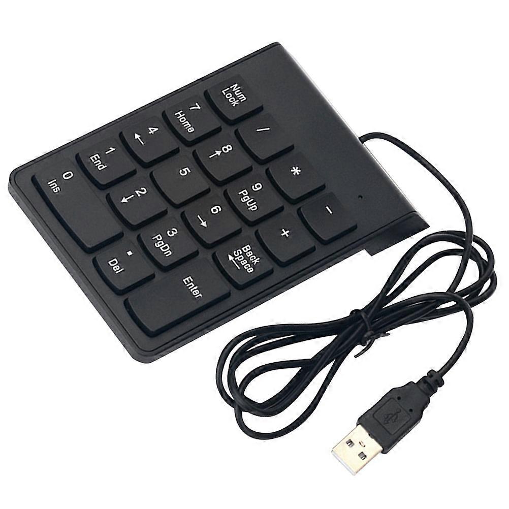 Computer Numeric Keyboard USB Digital 18 Key for Laptop 2Pcs