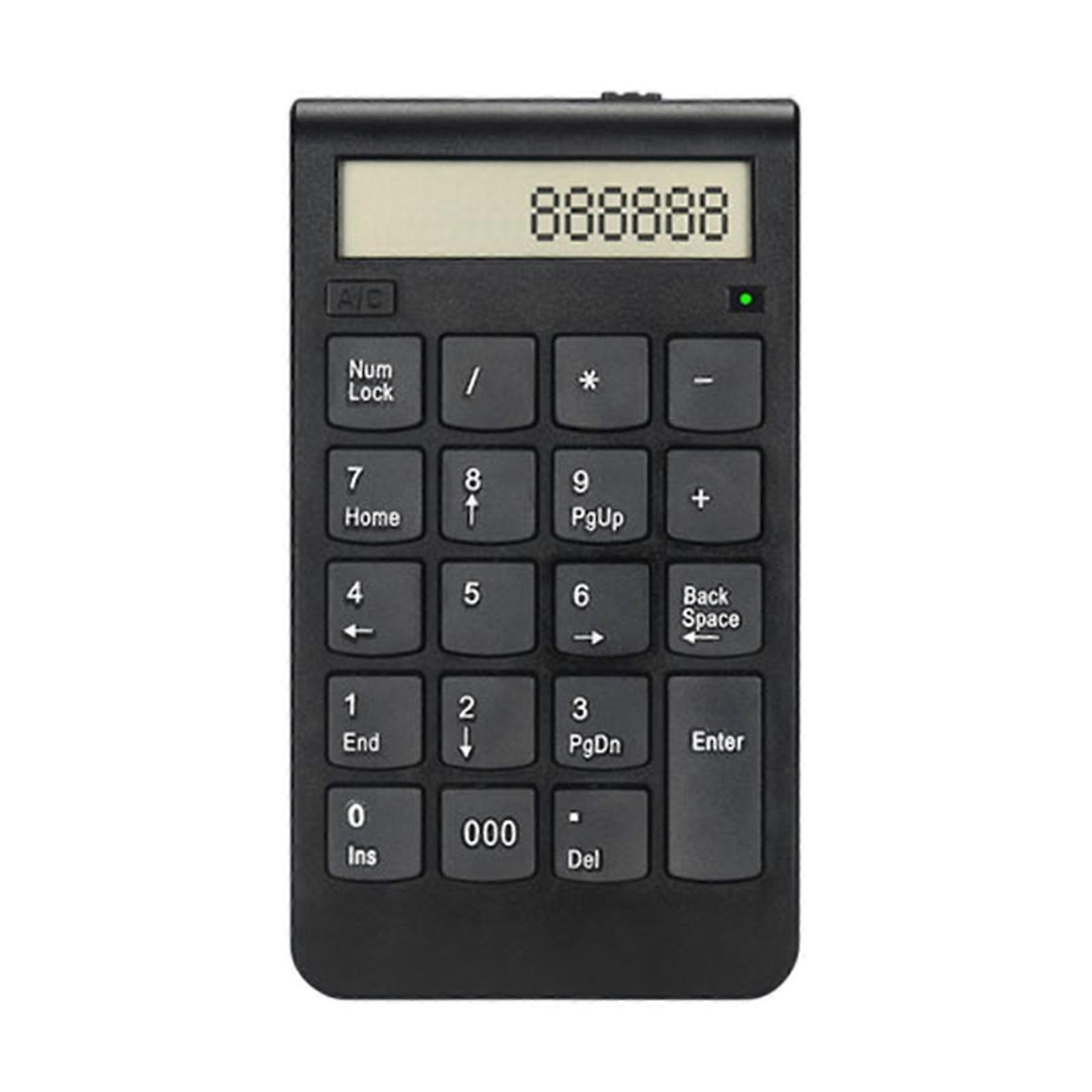 Mechanical Wireless Numeric Keypad Mini 2.4G Rechargeable compatible with Desktop Laptop