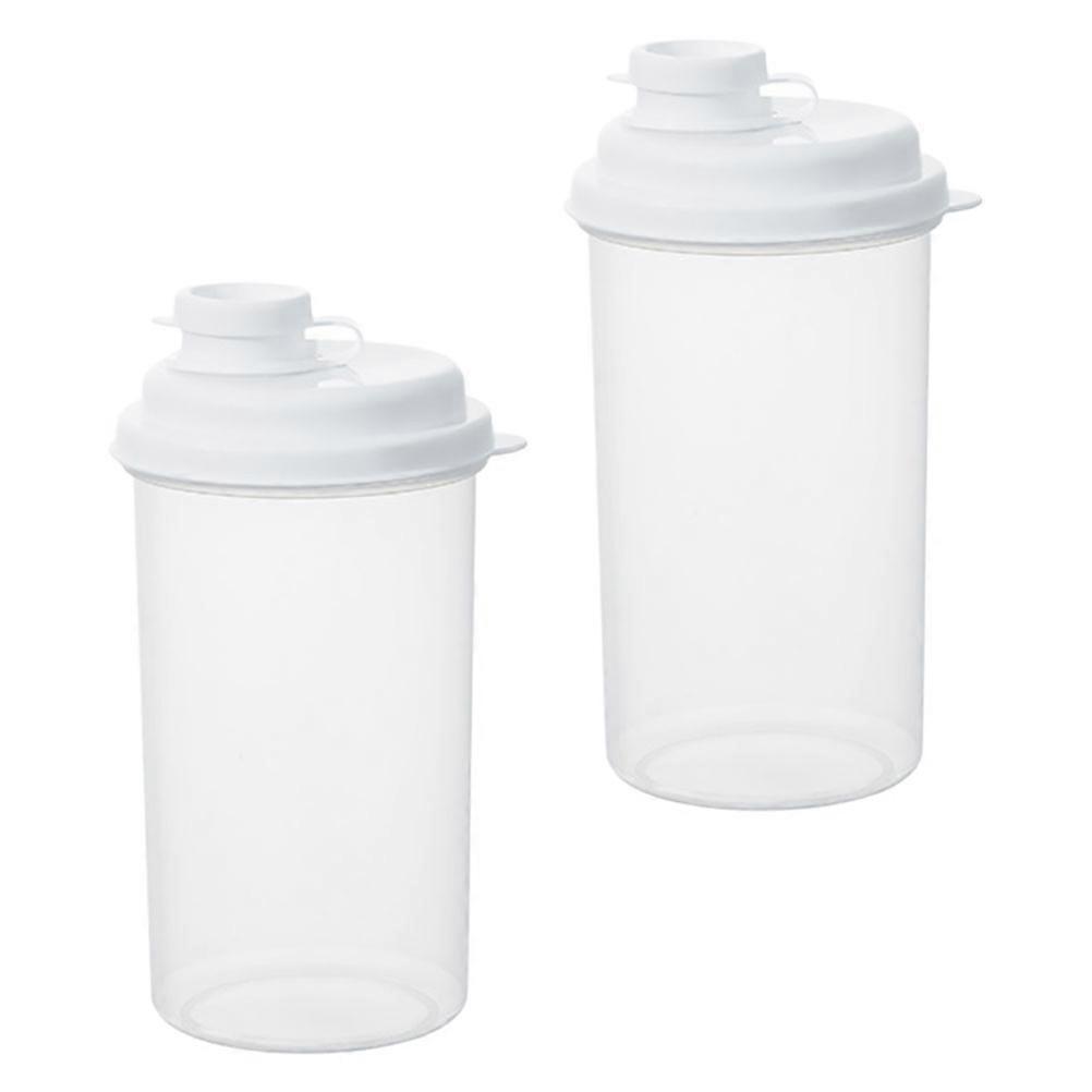Cold Water Kettle 2Pcs Plastic Bottles with Lids for Drinks