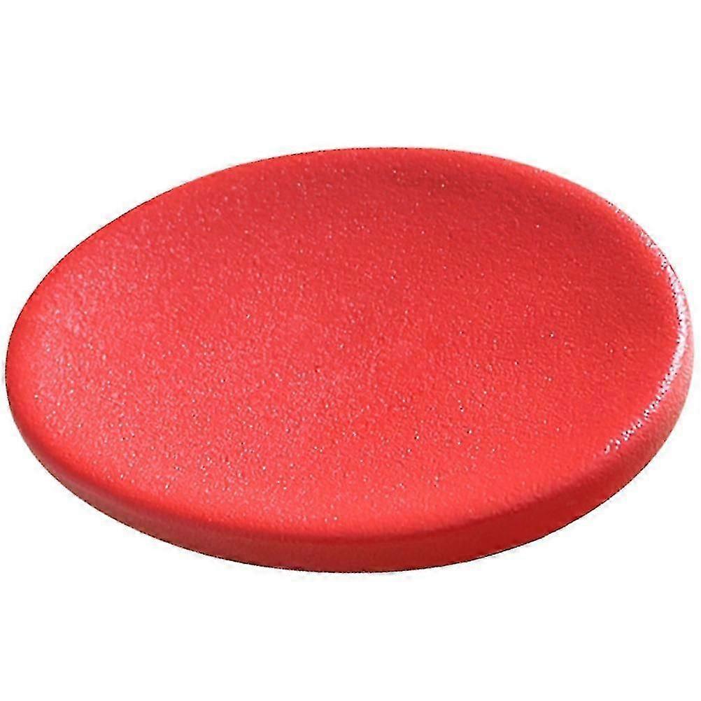 Red Ceramic Soap Holder compatible Storage 1Pcs Creative Soap Dish