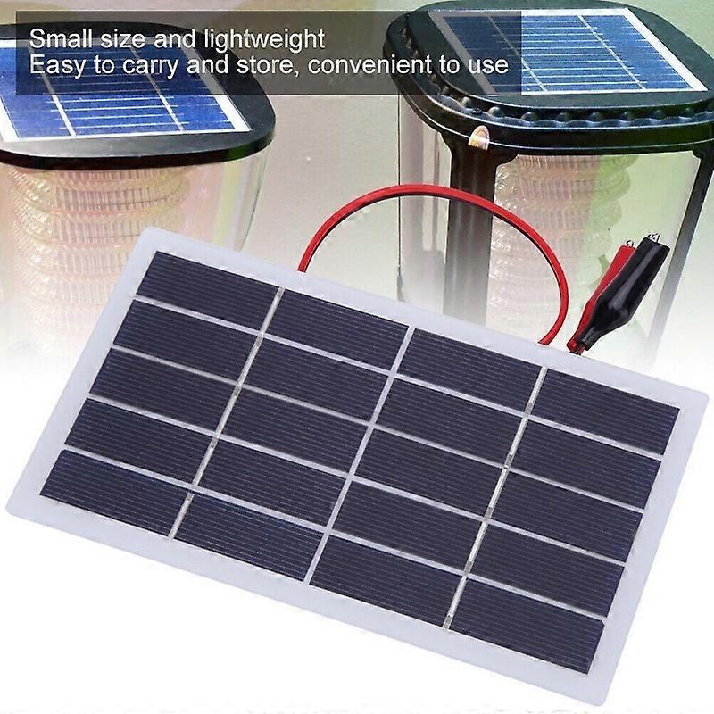 Panel Polycrystalline Lightweight Solar Using Silicon 2W 5V DIY
