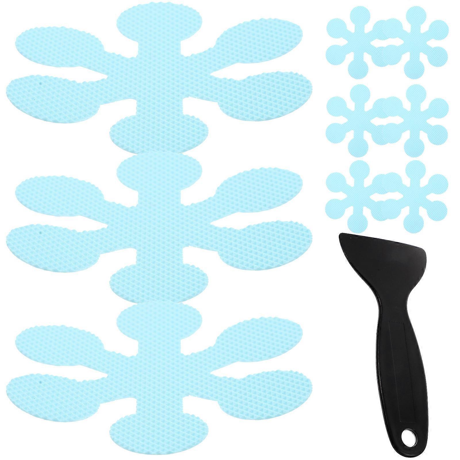 Safety Shower Stickers Bathtub Sticker Pattern for 4Sets Use