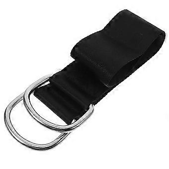 Heavy Duty Black Tree Swing Connecting Straps for Outdoor Use 2Pcs