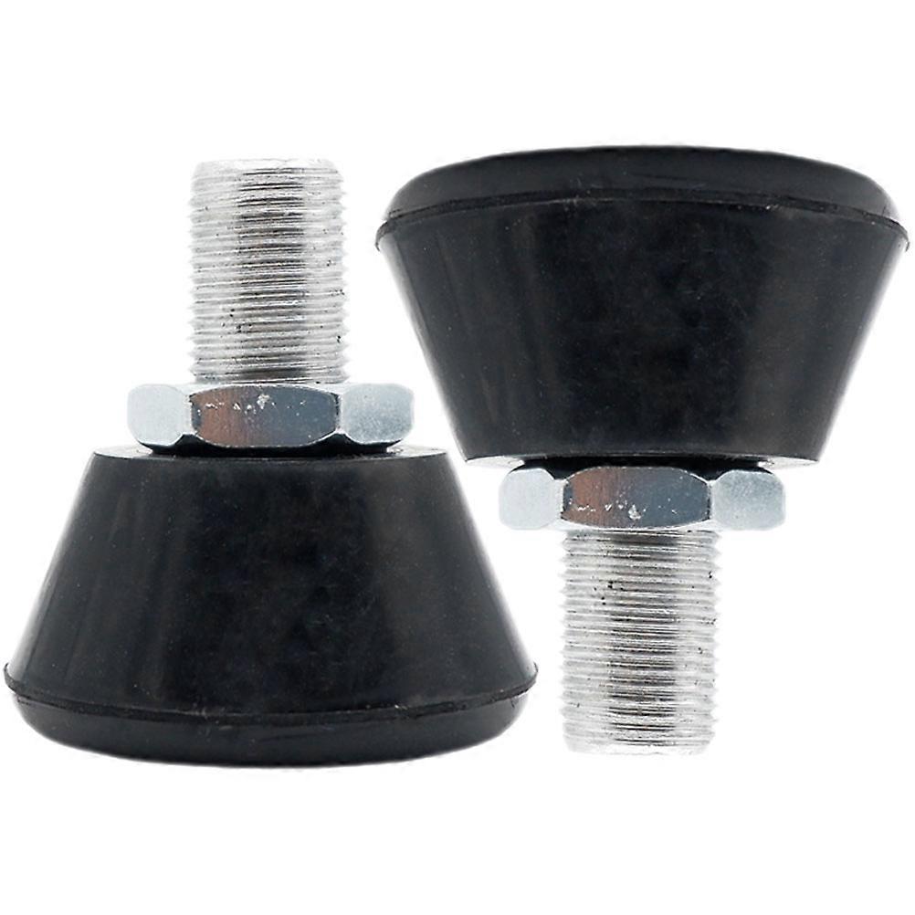 Toe Stops Roller Skates Adjustable Rubber Brake Tools Black 1Pair